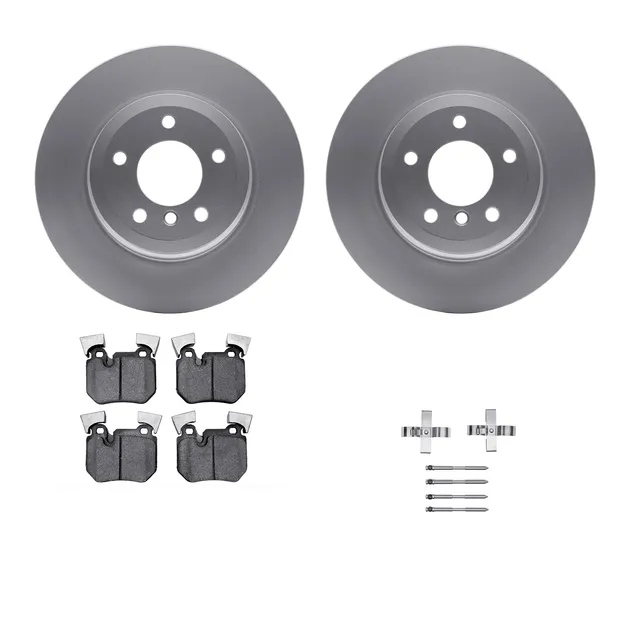 R1 Concepts WDWH1-31068 Brake Rotor- Carbon Coated W/ Ceramic Pads & Hdw